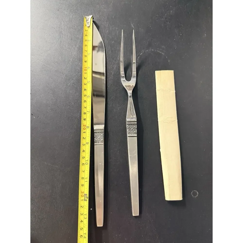 Vintage EKO Vienna Stainless Steel Set Knife & Fork Mid Century Modern Austria